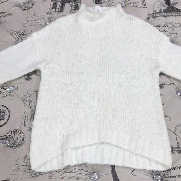 BP. Funnel Neck Bouclé Sweater - Picture 4 of 7